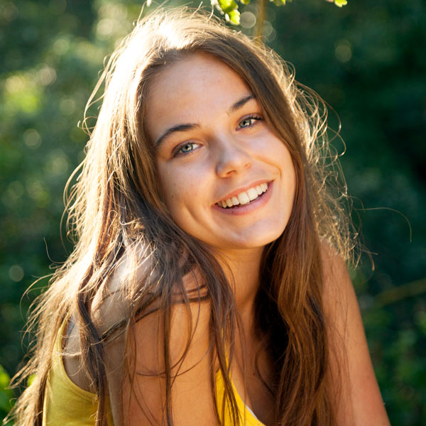 Girl with good smile